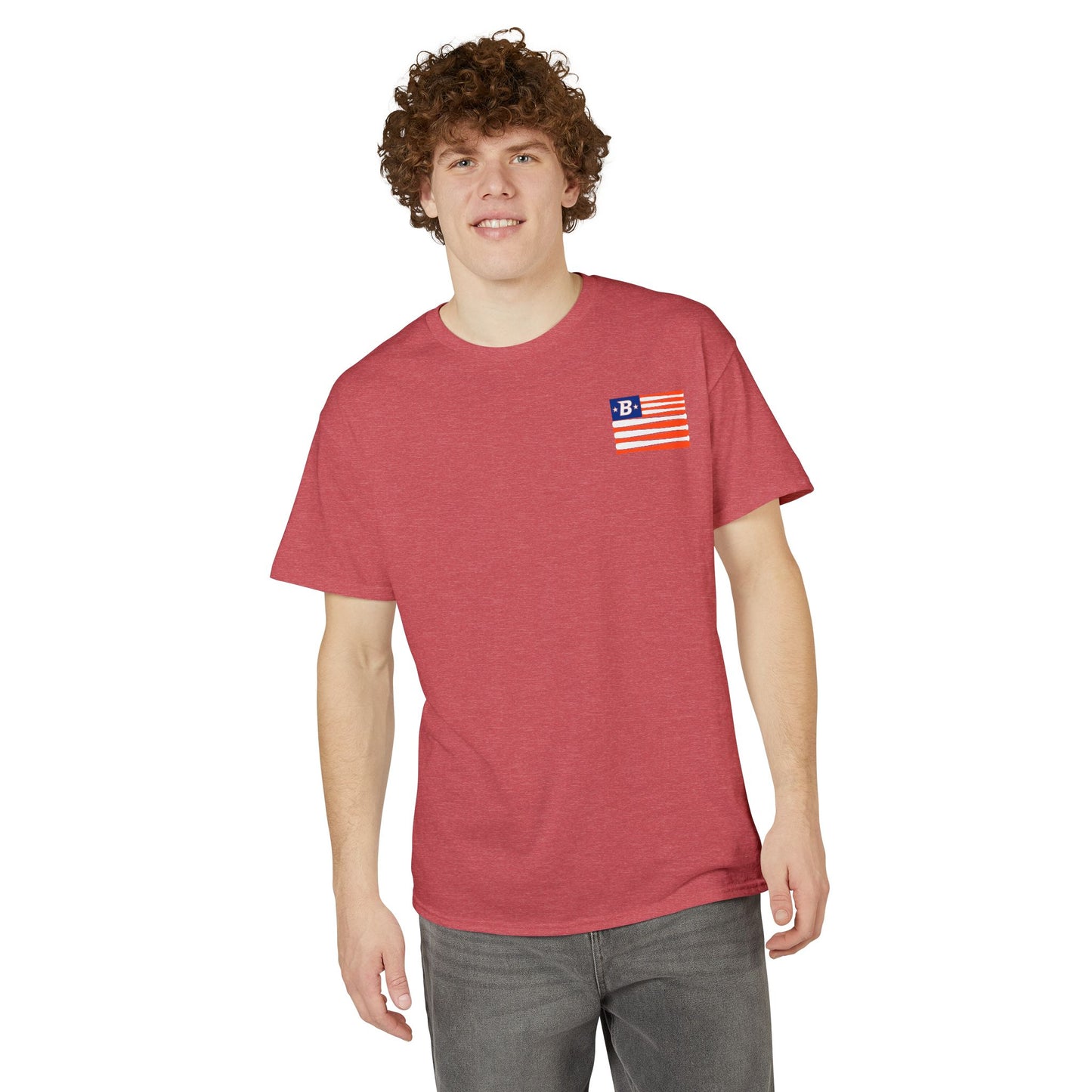 Flag Front / Badge Rear Dryblend T-Shirt