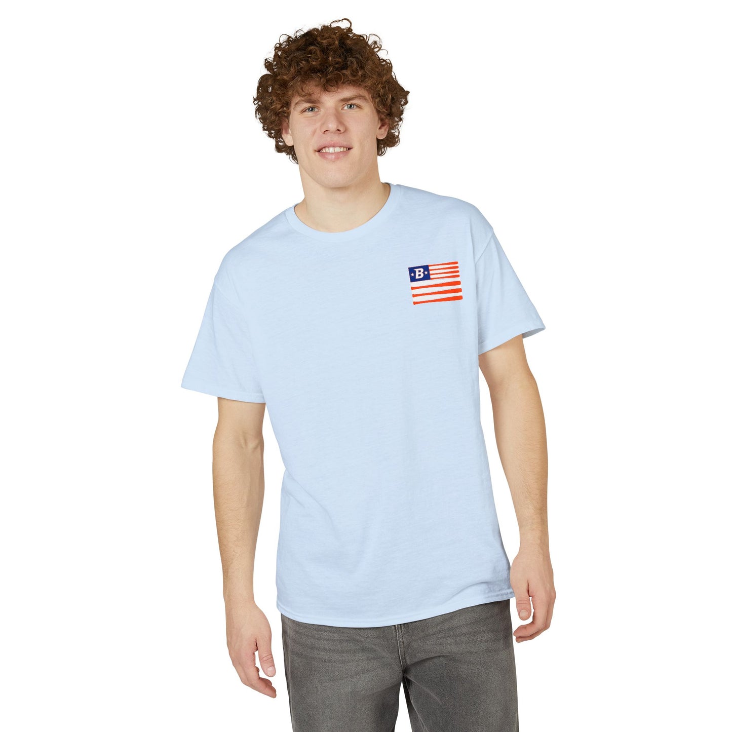 Flag Front / Badge Rear Dryblend T-Shirt
