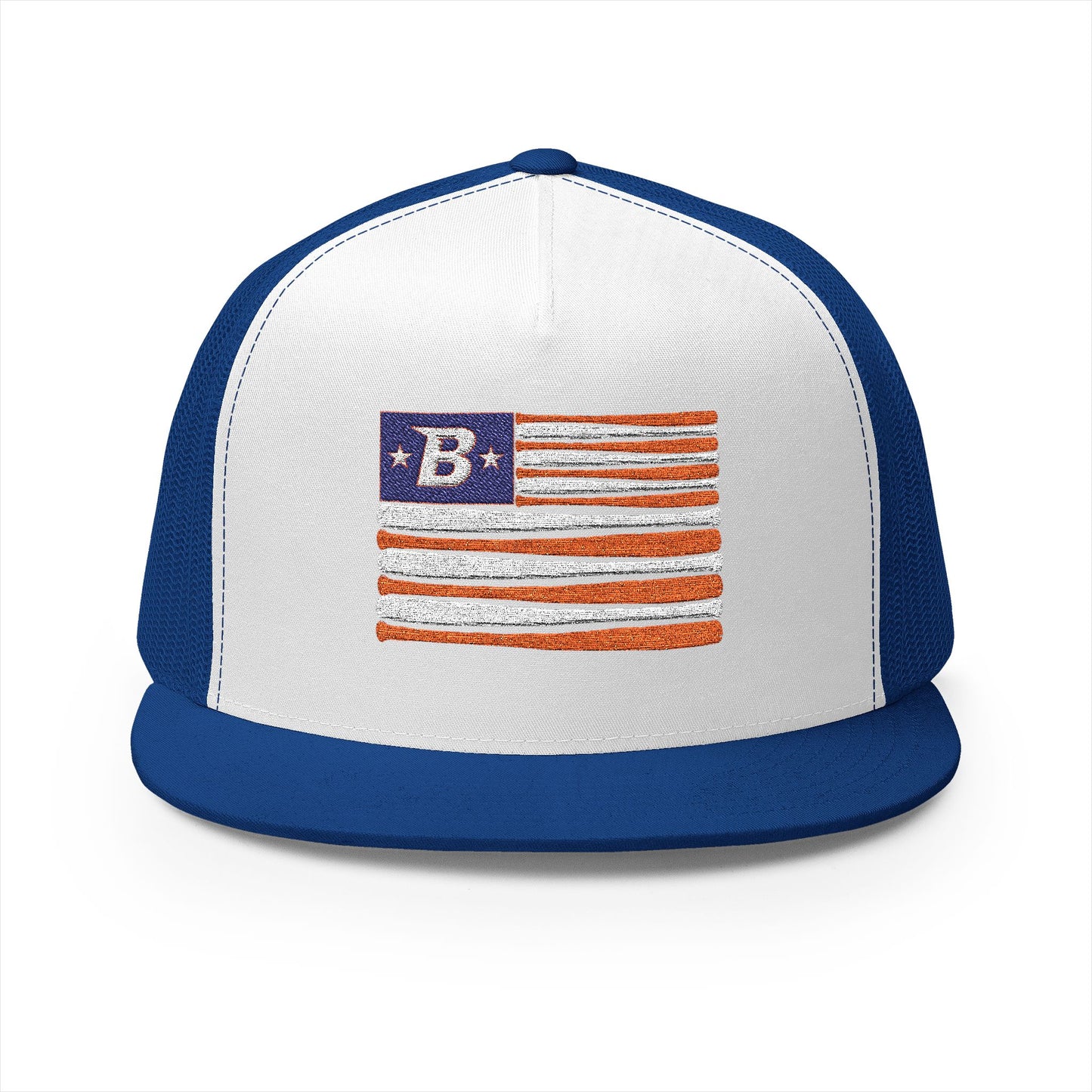 Embroidered 'B' Flag Trucker Hat
