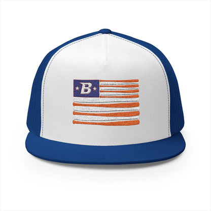 Embroidered 'B' Flag Trucker Hat