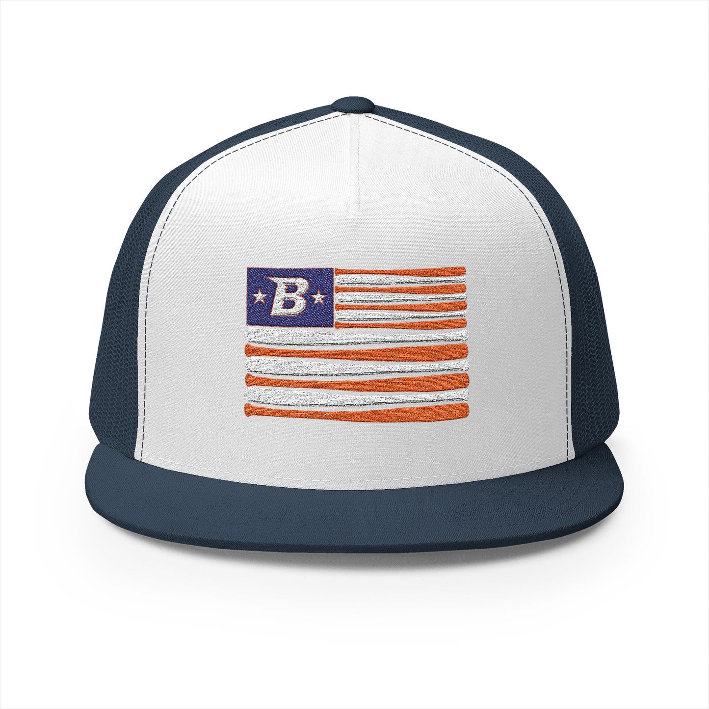 Embroidered 'B' Flag Trucker Hat