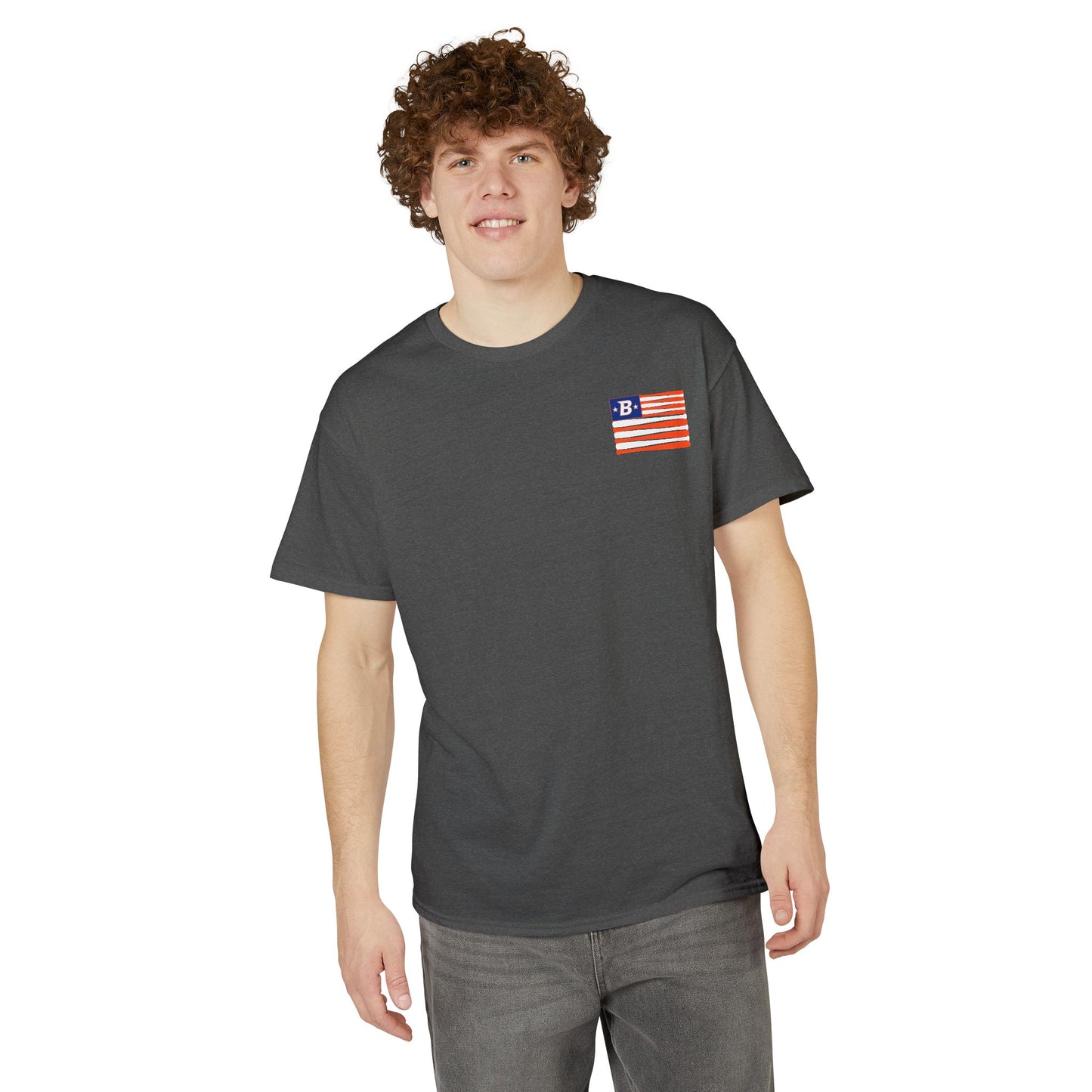 Flag Front / Badge Rear Dryblend T-Shirt