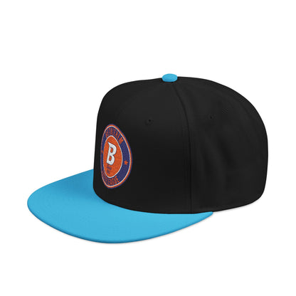 Embroidered BLL Badge Snapback Hat