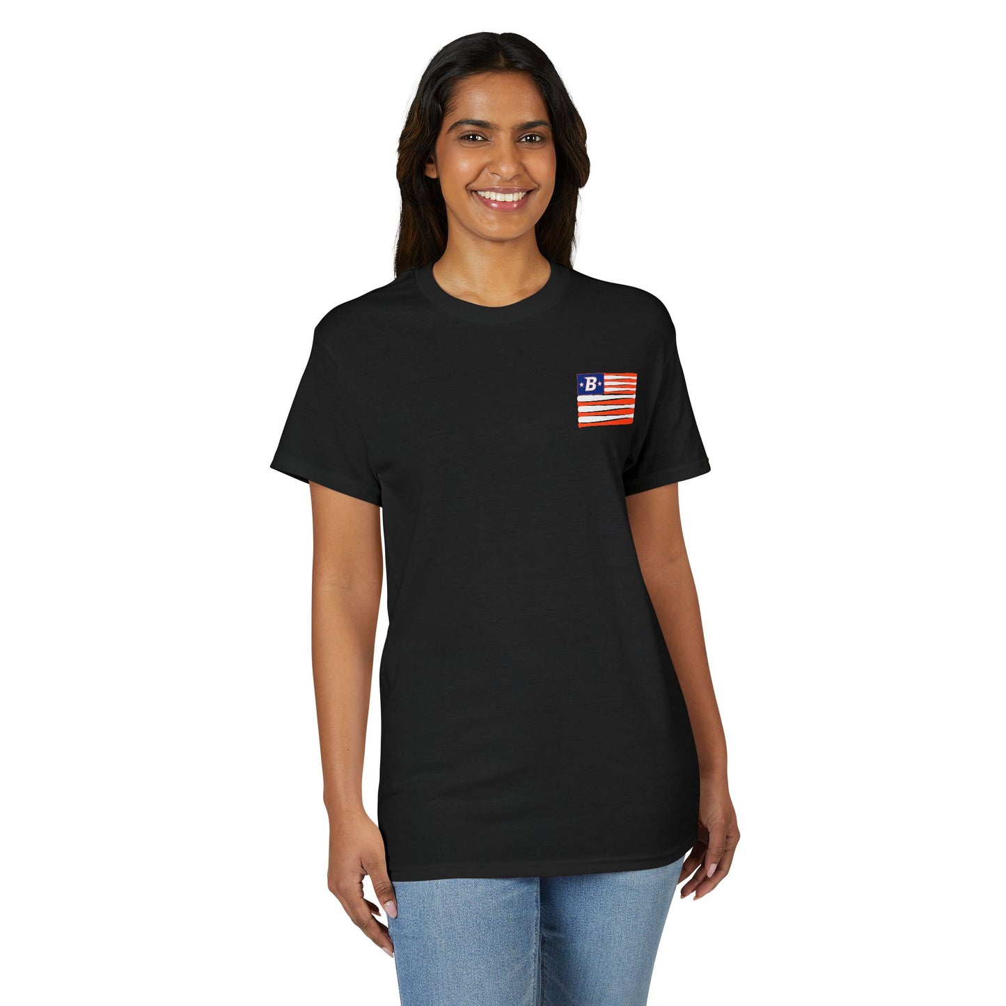 Flag Front / Badge Rear Dryblend T-Shirt