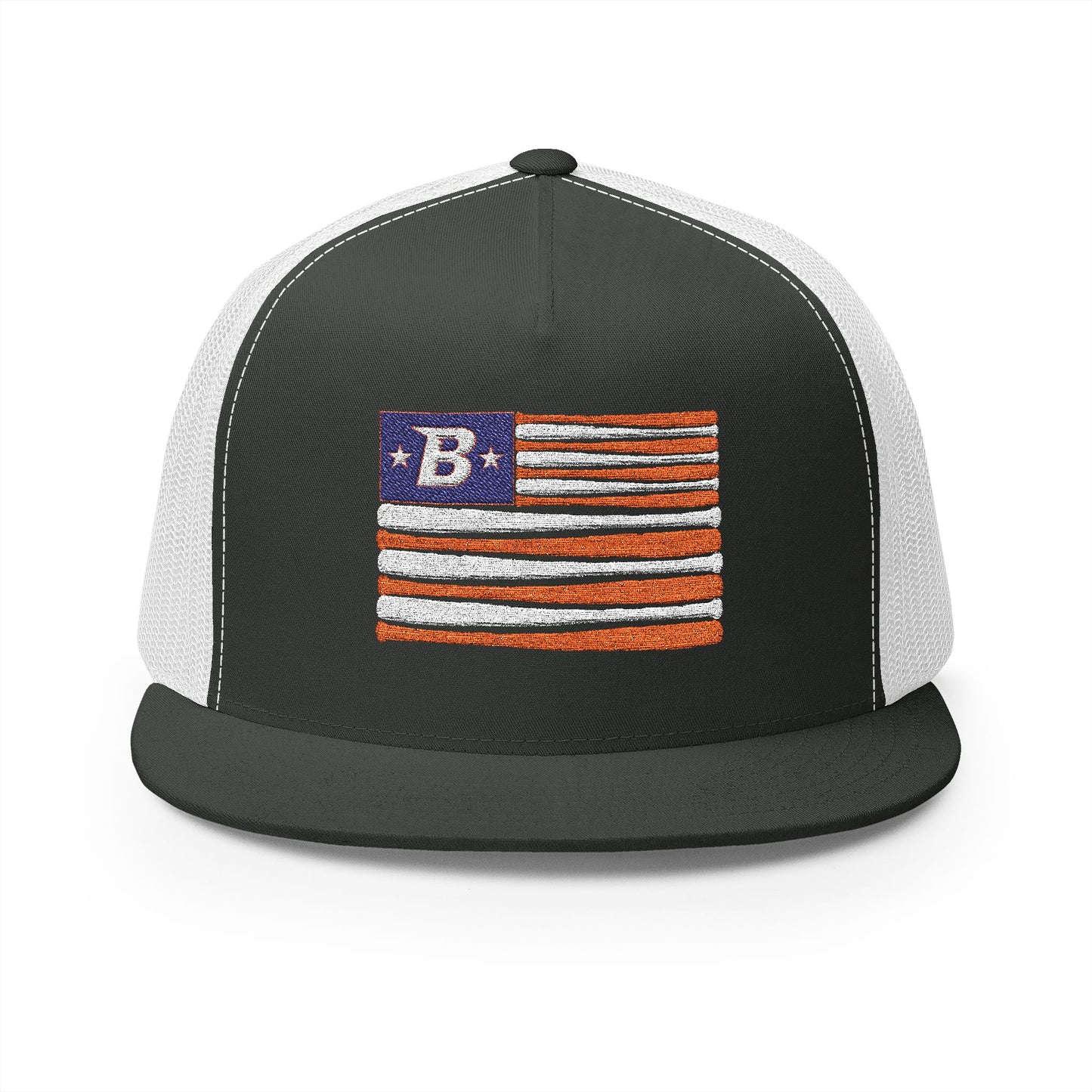 Embroidered 'B' Flag Trucker Hat