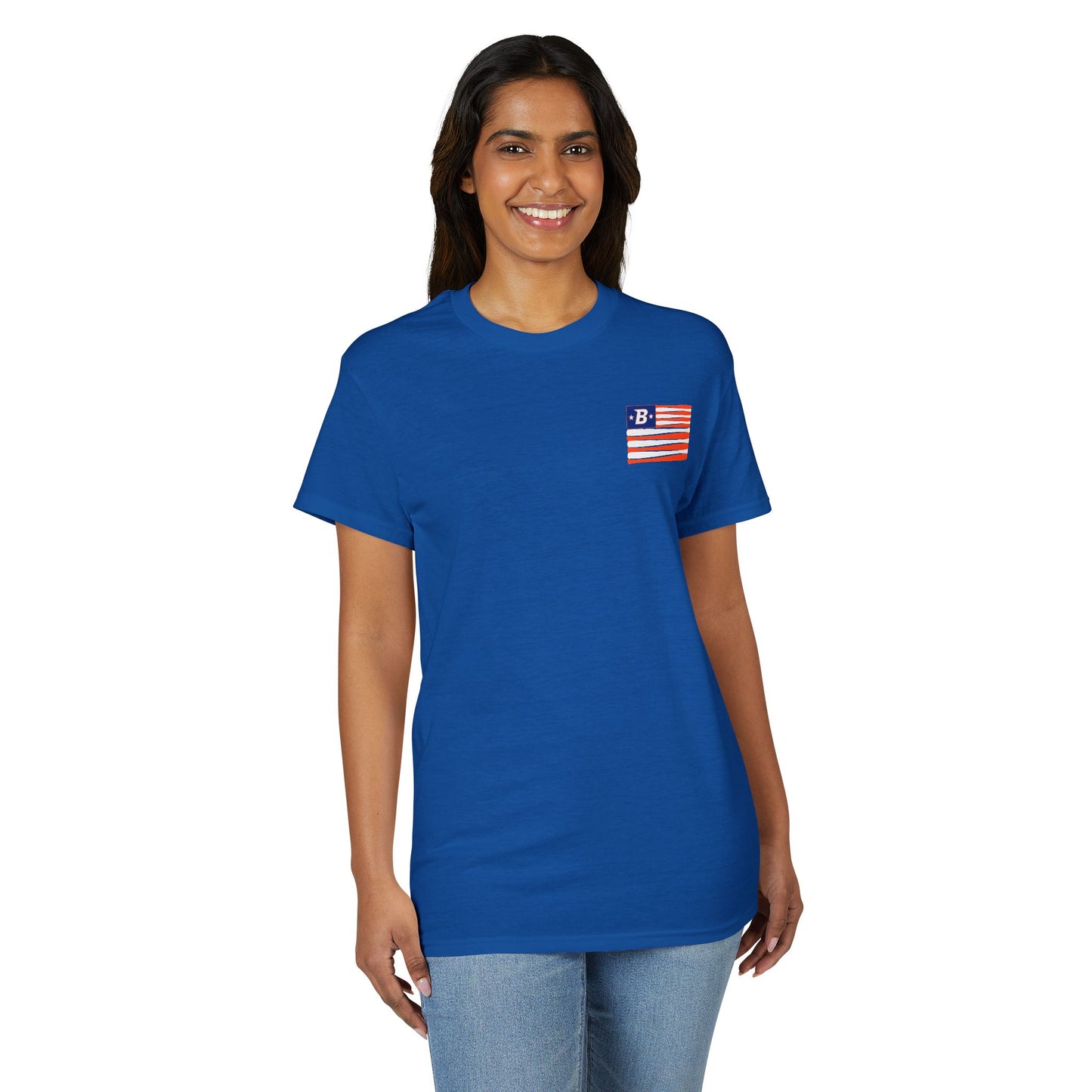 Flag Front / Badge Rear Dryblend T-Shirt