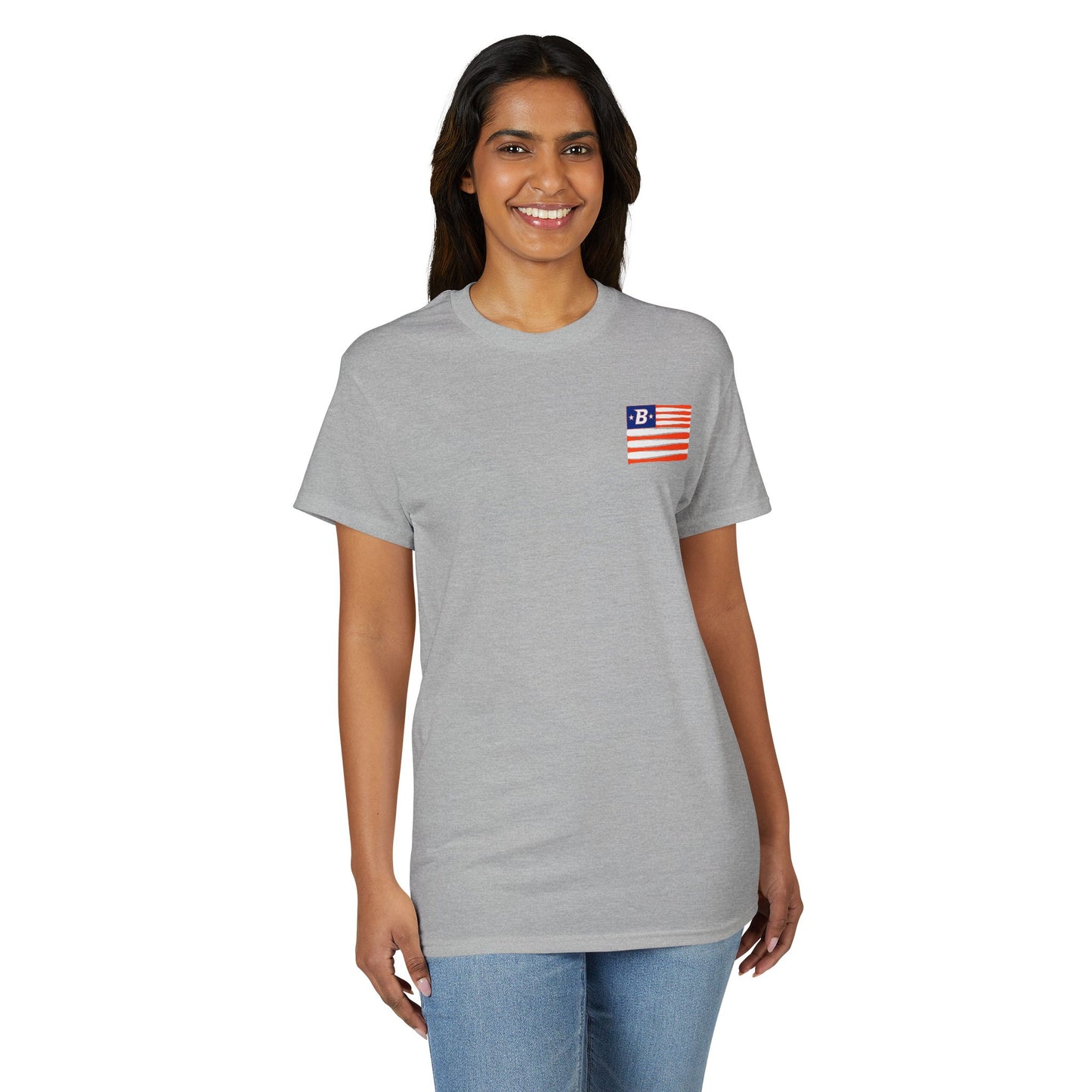 Flag Front / Badge Rear Dryblend T-Shirt