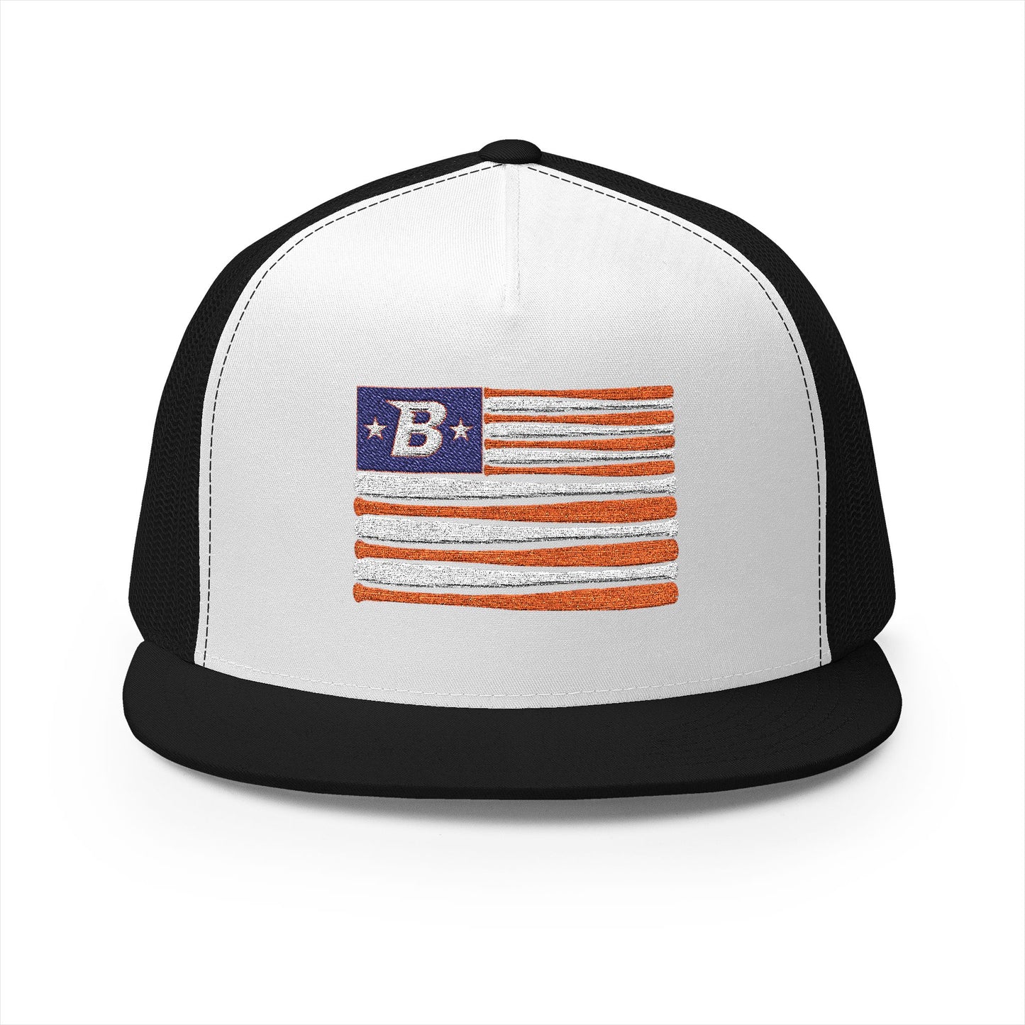Embroidered 'B' Flag Trucker Hat