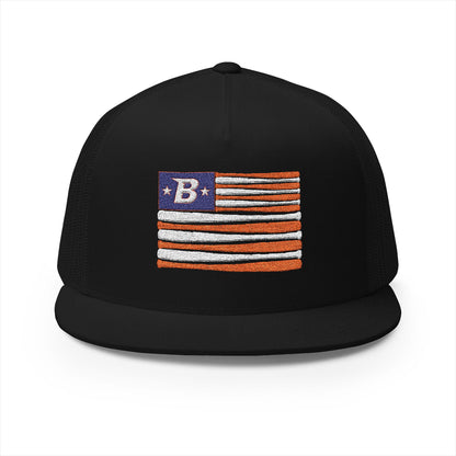 Embroidered 'B' Flag Trucker Hat