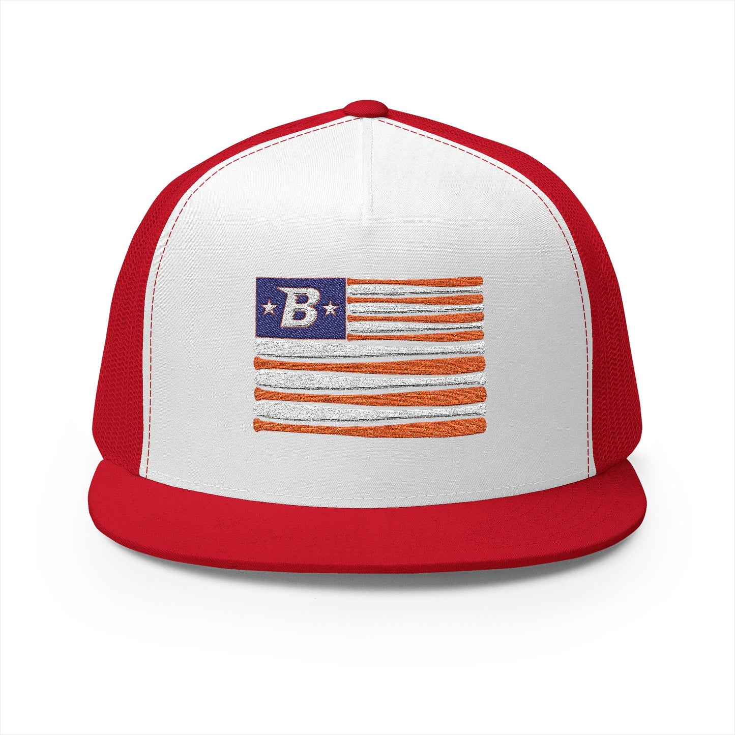 Embroidered 'B' Flag Trucker Hat