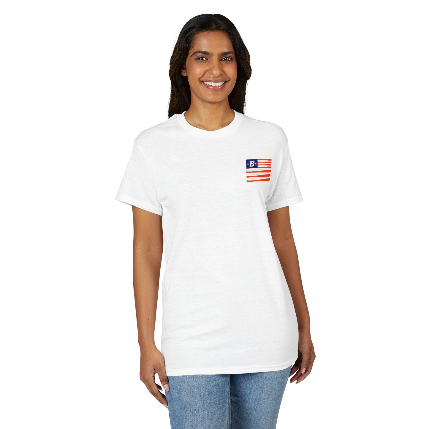 Flag Front / Badge Rear Dryblend T-Shirt