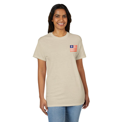 Flag Front / Badge Rear Dryblend T-Shirt
