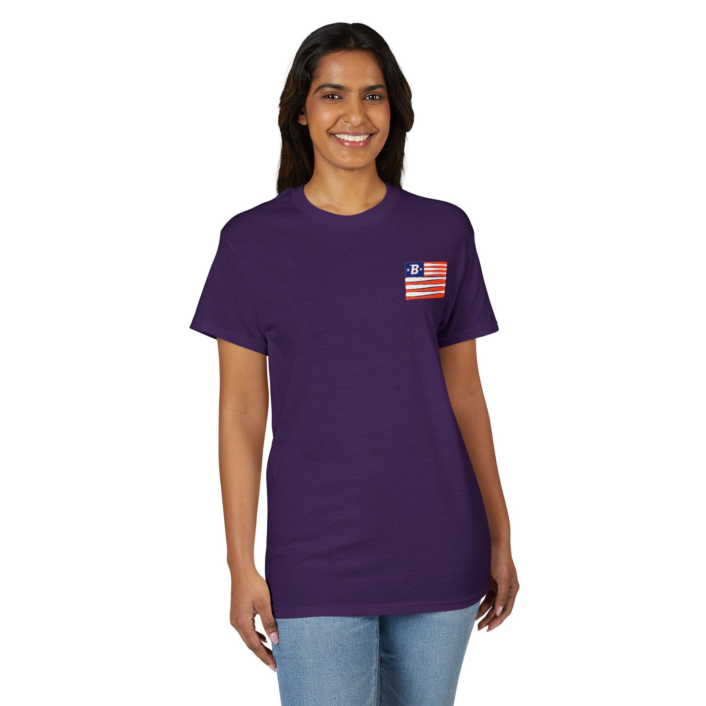 Flag Front / Badge Rear Dryblend T-Shirt