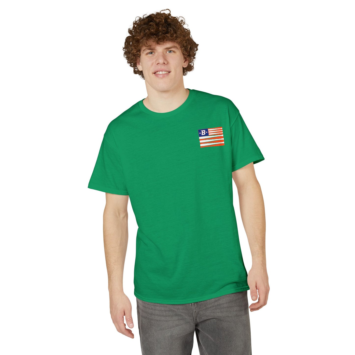 Flag Front / Badge Rear Dryblend T-Shirt