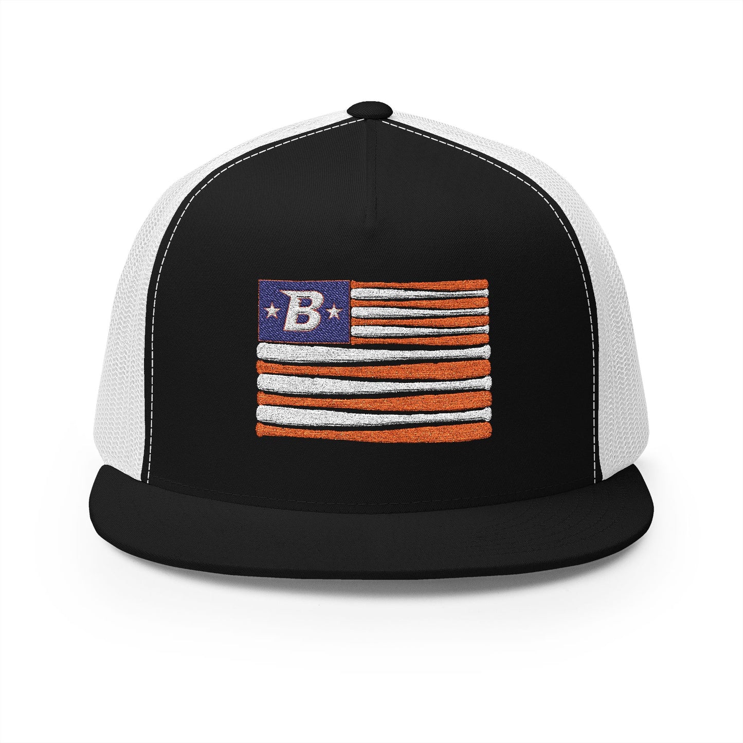 Embroidered 'B' Flag Trucker Hat