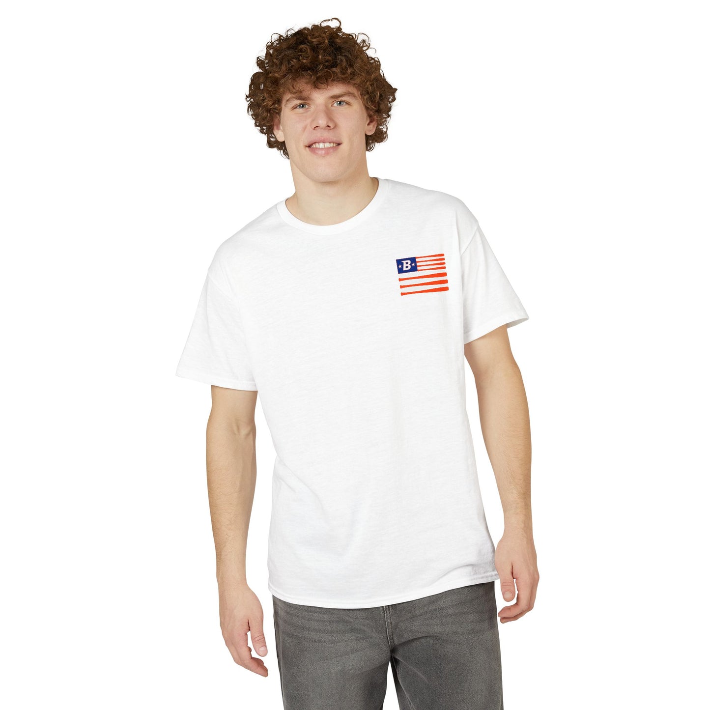 Flag Front / Badge Rear Dryblend T-Shirt